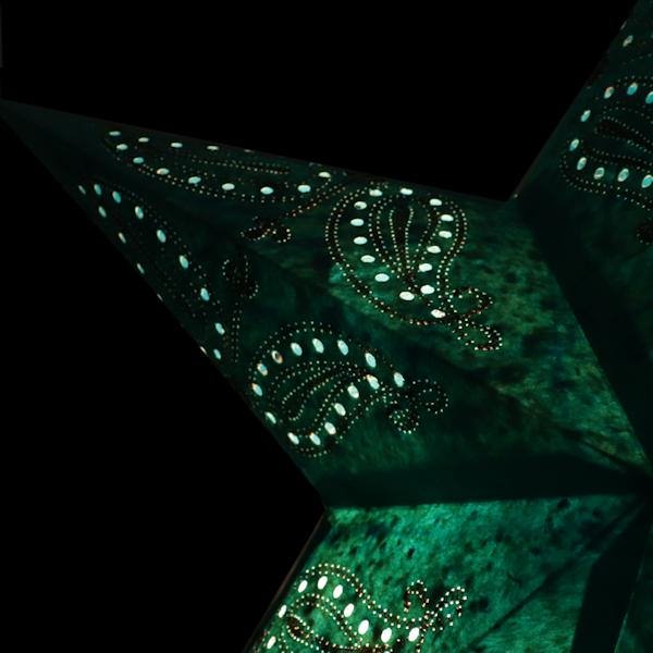24" Caribbean Cool Paper Star Light 6