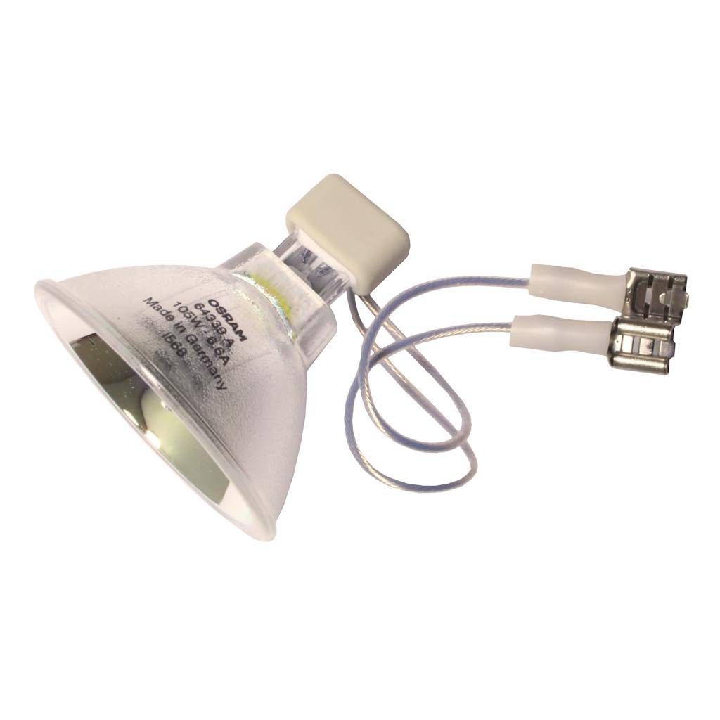 105 watt 15.9 volt 6.6A MR16 Leads w/Female Flat Connectors 3300K Clear Airfield Incandescent Light Bulb 1