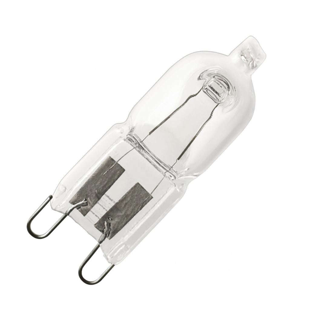 48 watt 230 volt T4 Flat Pin Blade Base 2800K Warm White Halogen Light Bulb 1