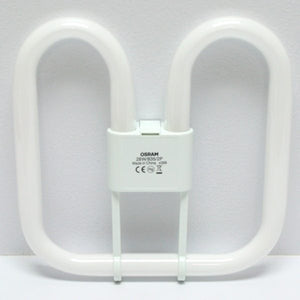 28 watt 2D Square 2-Pin Base 3500K Natural White CFL 3