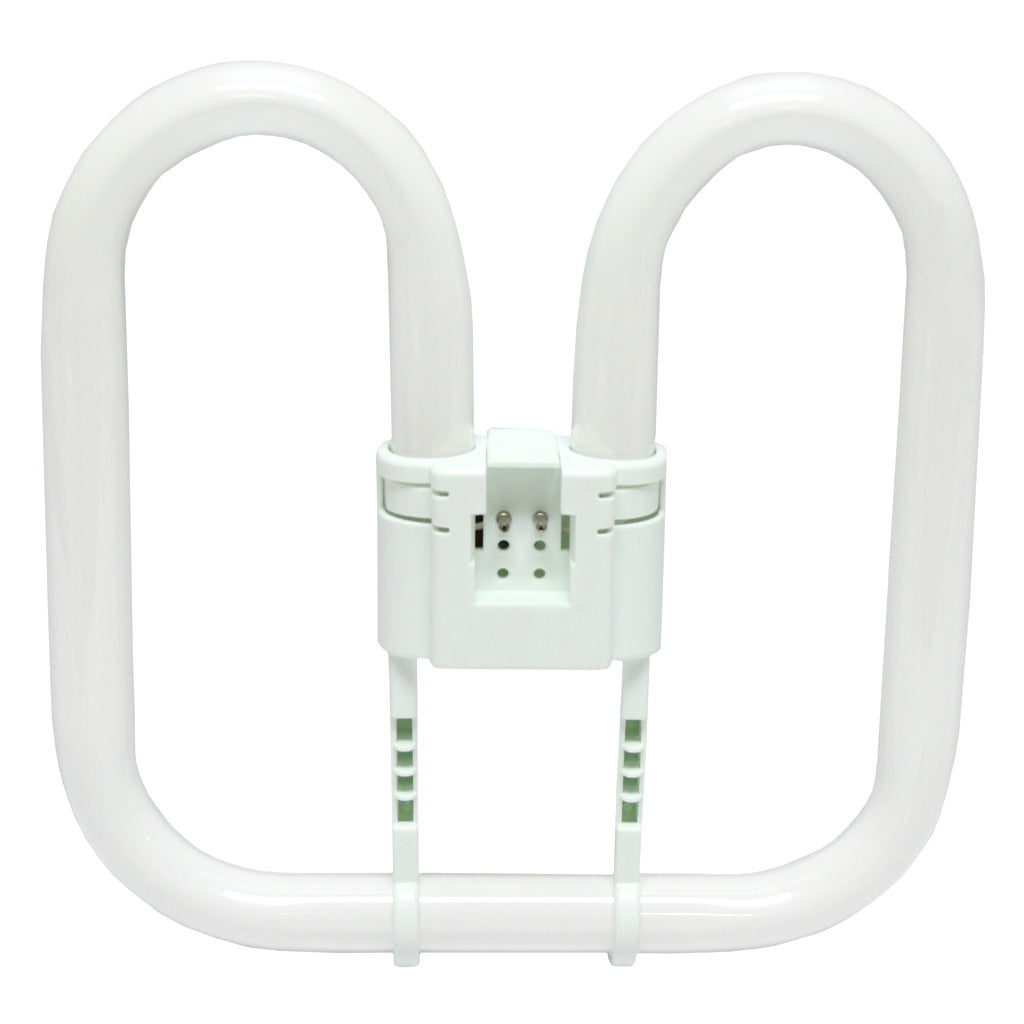 28 watt 2D Square 2-Pin Base 3500K Natural White CFL 1
