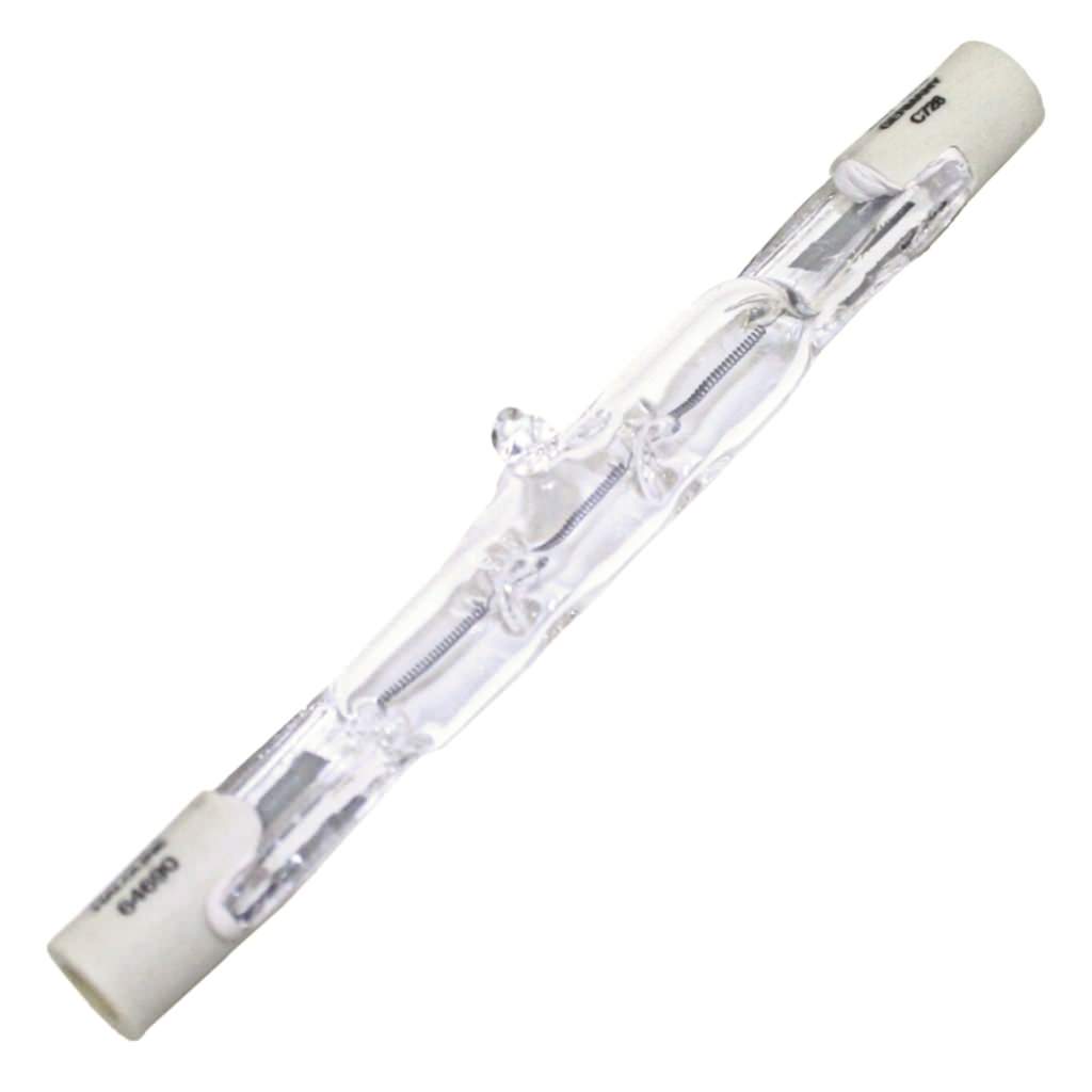 80 watt 230 volt T2.5 Recessed Single Contact Base Clear 1