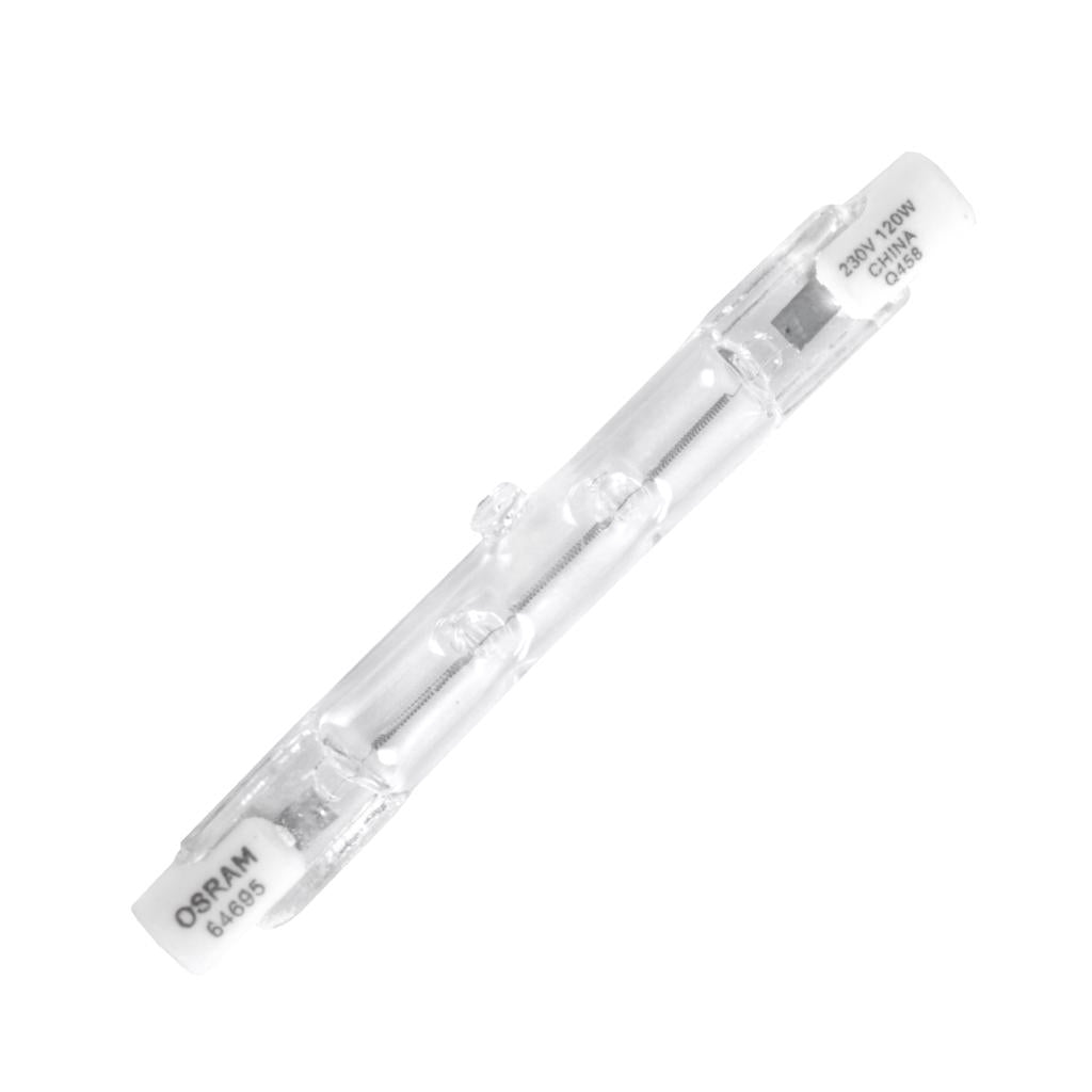 120 watt 230 volt T4 Recessed Single Contact Base 2950K Warm White Clear 1