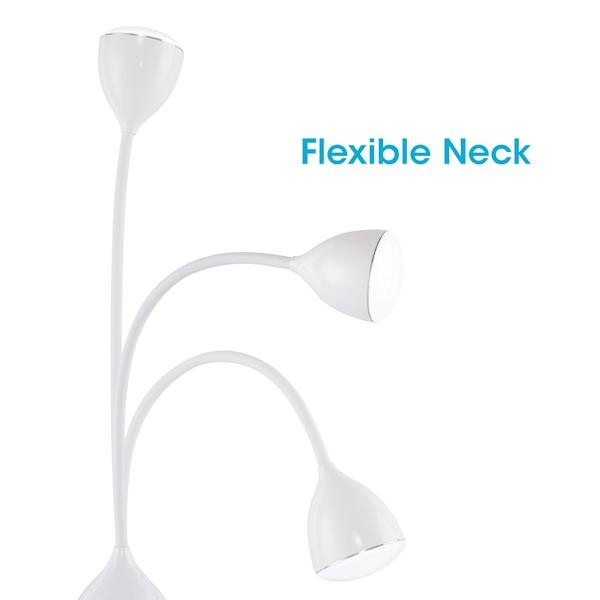 White Adjustable Mood LED Desk Lamp 5