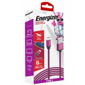 6' Nylon Braided Sync and Charge USB Cable 1