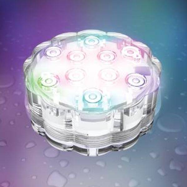 16 Colors Multi-Color Puck Light and Remote (2 pack) 2