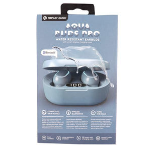 Aqua Blue Charging Case Wireless Earbuds 4