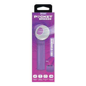 Purple Rechargeable Portable Bladeless Fan 1