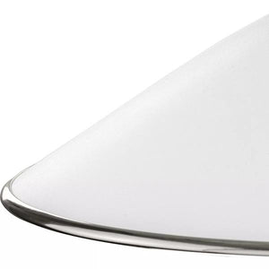 1 Light Brushed Nickel Opal Etched Glass Shade Pendant Light Fixture 2