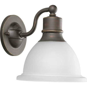 1 Light 120 volt Antique Bronze Vanity Etched Glass Light Fixture 2
