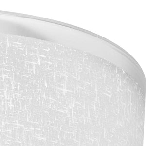 4 Light Brushed Nickel Linen With Clear Edge Glass Shade Chandelier Light Fixture 2