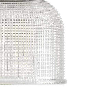 1 Light 120 volt Polished Chrome Vanity Clear Double Prismatic Glass Light Fixture 2