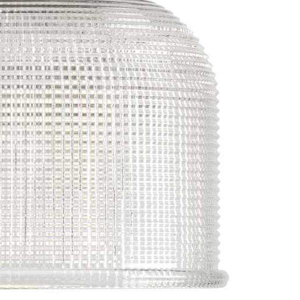 1 Light 120 volt Polished Chrome Vanity Clear Double Prismatic Glass Light Fixture 2