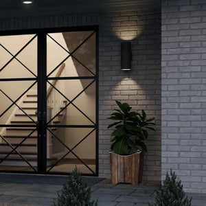 17 watt 120 volt 3000K Natural White Black Finish Up/Down Outdoor LED Wall Light Fixture 3