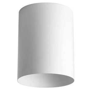 1 Light White Aluminum Construction Cylinder LED Light Fixture 1