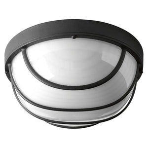 17 watt 120 volt Black Finish 3000K Natural White Frosted Polycarbonate Diffuser Ceiling LED Light Fixture 1