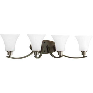 4 Light 120 volt Antique Bronze Vanity Clear Water Glass Light Fixture 1
