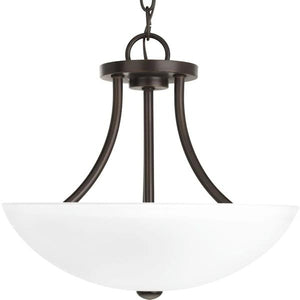 2 Light 120 volt Antique Bronze Etched Glass Bowl Ceiling Light Fixture 2