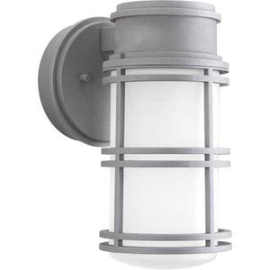 9 watt 120 volt 3000K Natural White Textured Graphite Etched Glass Diffuser Outdoor Bell LED Wall Light Fixture 1