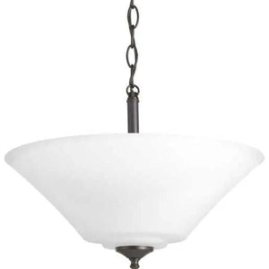 3 Light 120 volt Antique Bronze Etched Glass Bowl Semi-Flush Ceiling Light Fixture 3