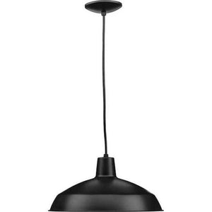1 Light Black Dimmable Pendant Light Fixture 2