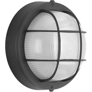 1 Light 120 volt Black Etched Ribbed Glass Lens Ceiling Light Fixture 2