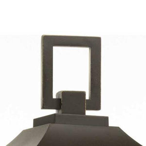3 Light Antique Bronze with Clear Beveled Large Glass Gibbes Street Post Top Light Fixture 2