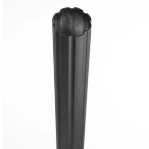 7' Aluminum Black Fluted Outdoor Post 1