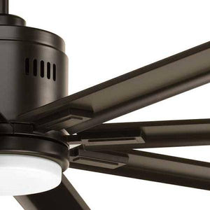 72" Antique Bronze 8 Blade Indoor Remote Control LED Ceiling Fan 2