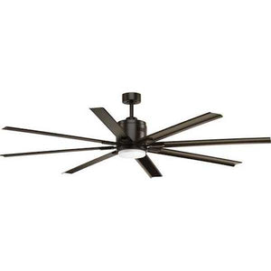 72" Antique Bronze 8 Blade Indoor Remote Control LED Ceiling Fan 1