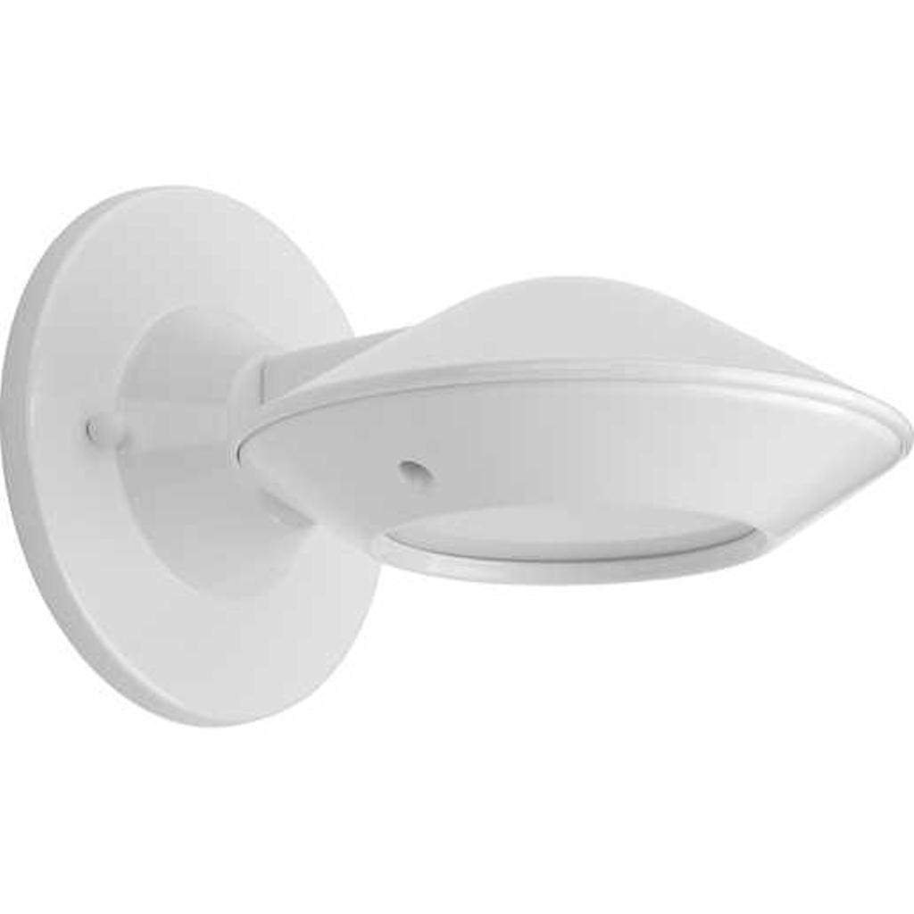 11.8 watt 120 volt 3000K Natural White White Frosted Glass Lens Outdoor Strata LED Wall Light Fixture 1