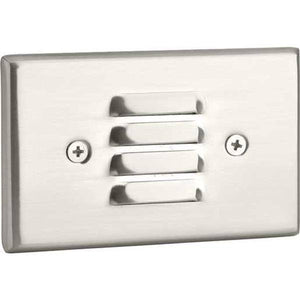 1 watt 120 volt 3000K Brushed Nickel Horizontal and Vertical Dimmable LED Step Light 3