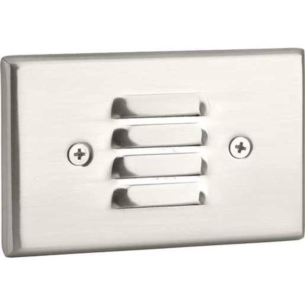 1 watt 120 volt 3000K Brushed Nickel Horizontal and Vertical Dimmable LED Step Light 3