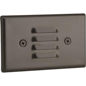 1 watt 120 volt 3000K Antique Bronze Horizontal and Vertical Dimmable LED Step Light 3