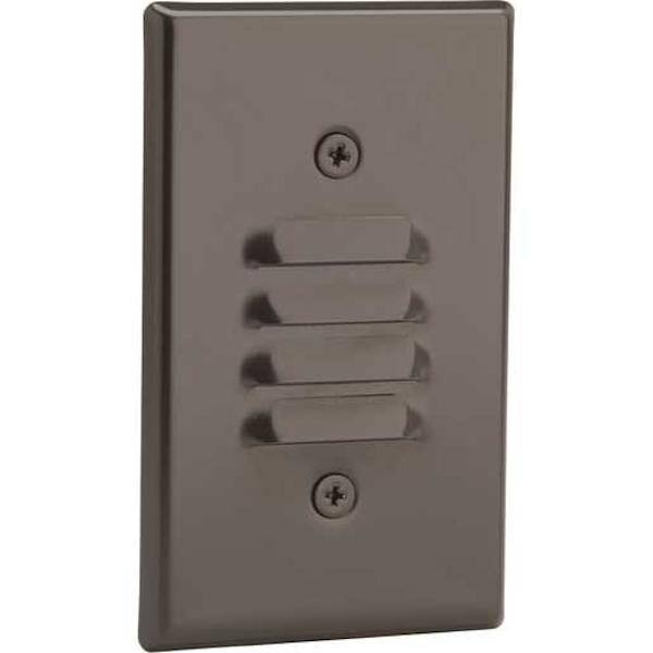 1 watt 120 volt 3000K Antique Bronze Horizontal and Vertical Dimmable LED Step Light 1