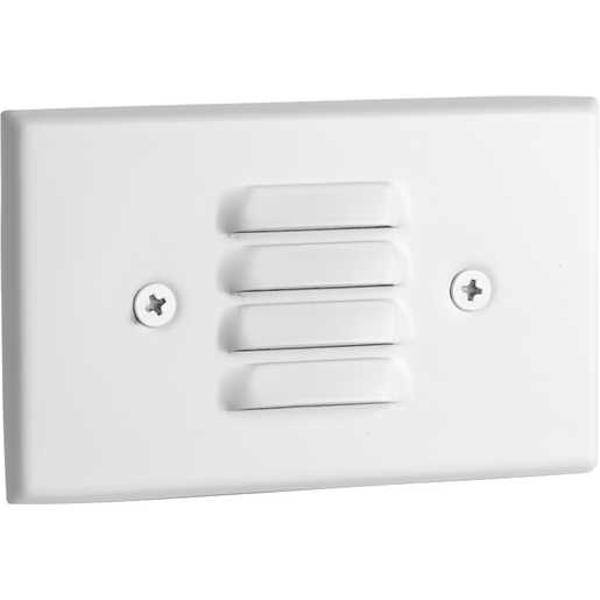1 watt 120 volt 3000K Satin White Horizontal and Vertical Dimmable LED Step Light 3