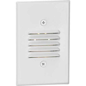 1 watt 120 volt 3000K Satin White Horizontal and Vertical Dimmable LED Step Light 1