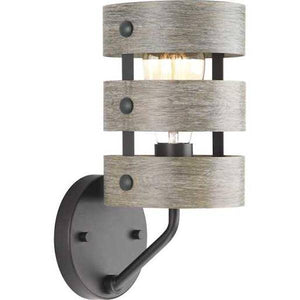 1 Light 120 volt Graphite Vanity Light Fixture 2
