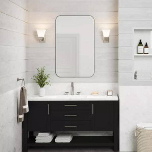 1 Light 120 volt Brushed Nickel Vanity Etched Glass Light Fixture 2