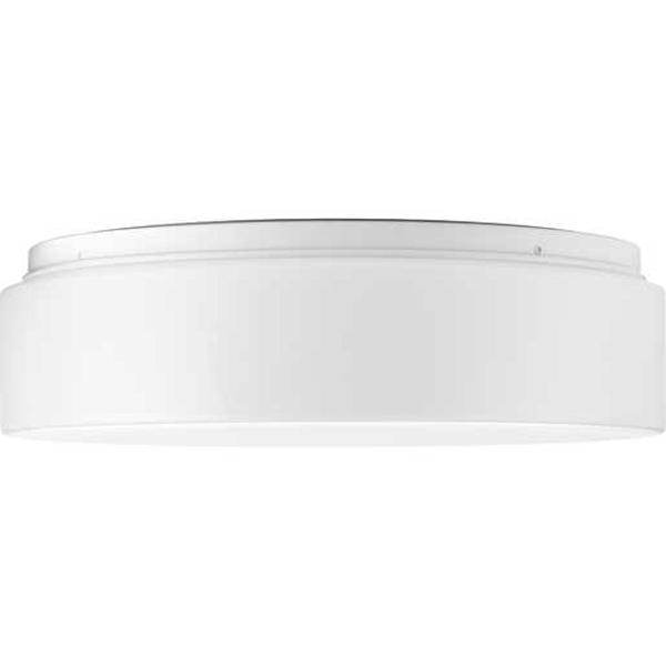 13.5" 22.5 watt 120 volt 3000K White White Acrylic Diffuser LED Light Fixture 3
