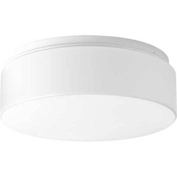 11" 21 watt 120 volt 3000K White White Acrylic Diffuser LED Light Fixture 1