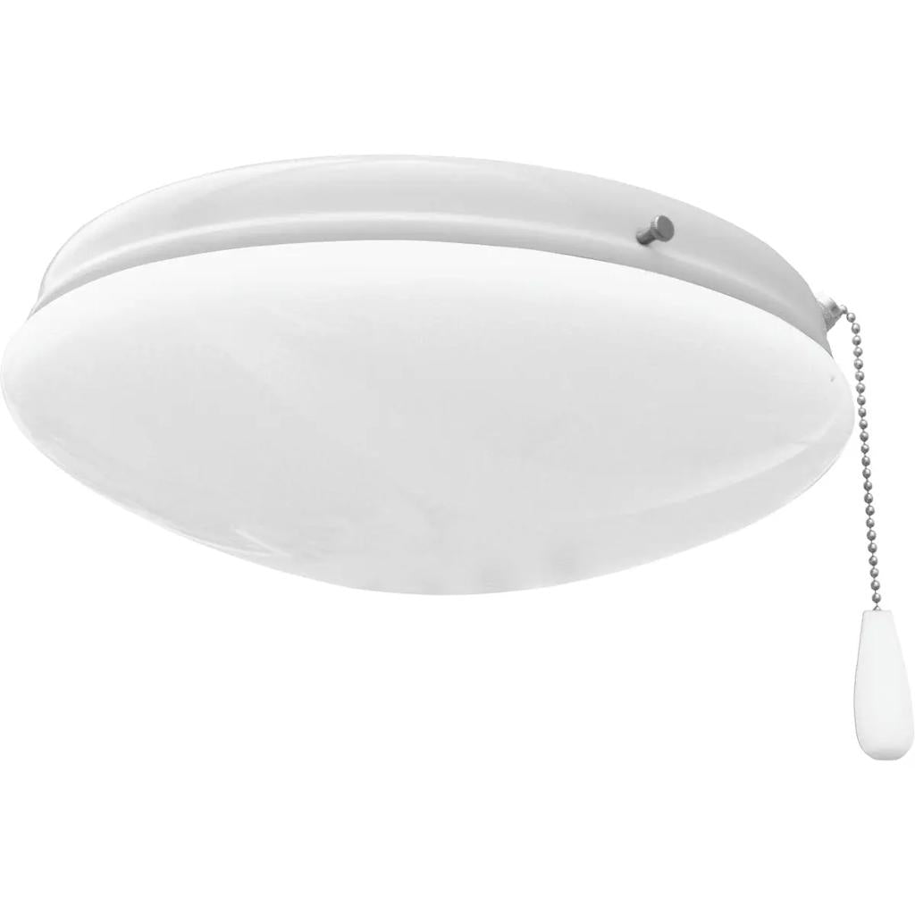 2 Light White Opal Glass Shade AirPro Collection Light Kit 1