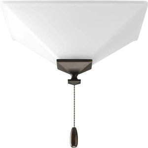 2 Light Brushed Nickel/Antique Bronze Finish Etched Glass Bowl AirPro Collection Light Kit 2