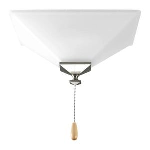 2 Light Brushed Nickel/Antique Bronze Finish Etched Glass Bowl AirPro Collection Light Kit 1