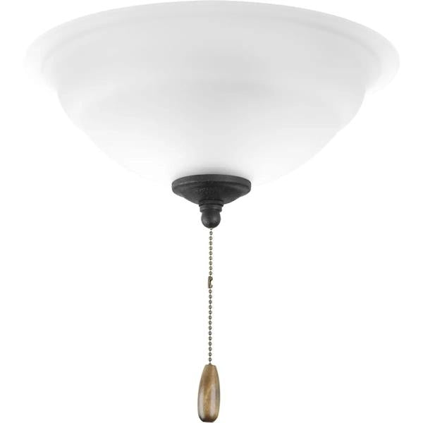 2 Light Brushed Nickel/Antique Bronze/Forged Black Finish Etched Glass Bowl Torino Collection Light Kit 2