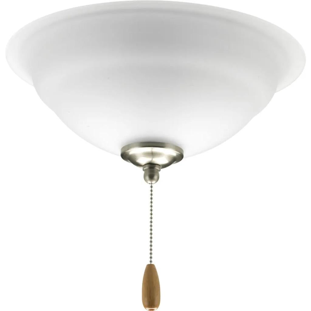 2 Light Brushed Nickel/Antique Bronze/Forged Black Finish Etched Glass Bowl Torino Collection Light Kit 1