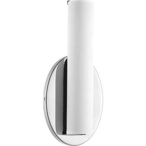 16 watt 120 volt 3000K Polished Chrome Etched Opal Glass Dimmable LED Wall Sconce 1