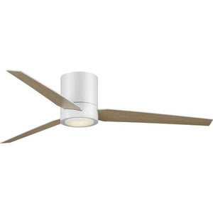 56" White 3 Blade Indoor Remote Control LED Ceiling Fan 3