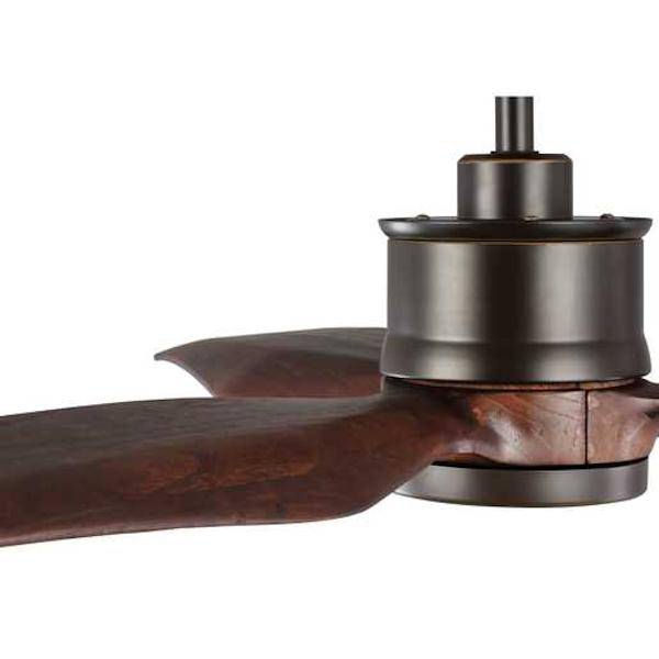 60" Oil Rubbed Bronze 3 Blade Remote Control LED Ceiling Fan 3