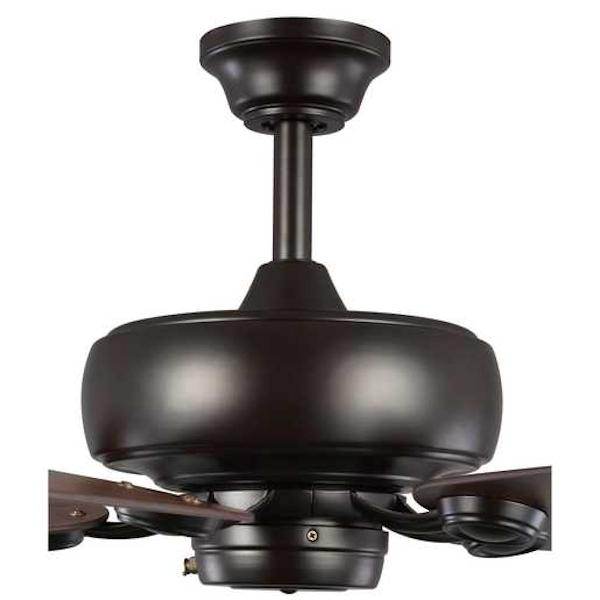 52" Antique Bronze 5 Classic Walnut/Medium Cherry Reversible Blade Ceiling Fan 3